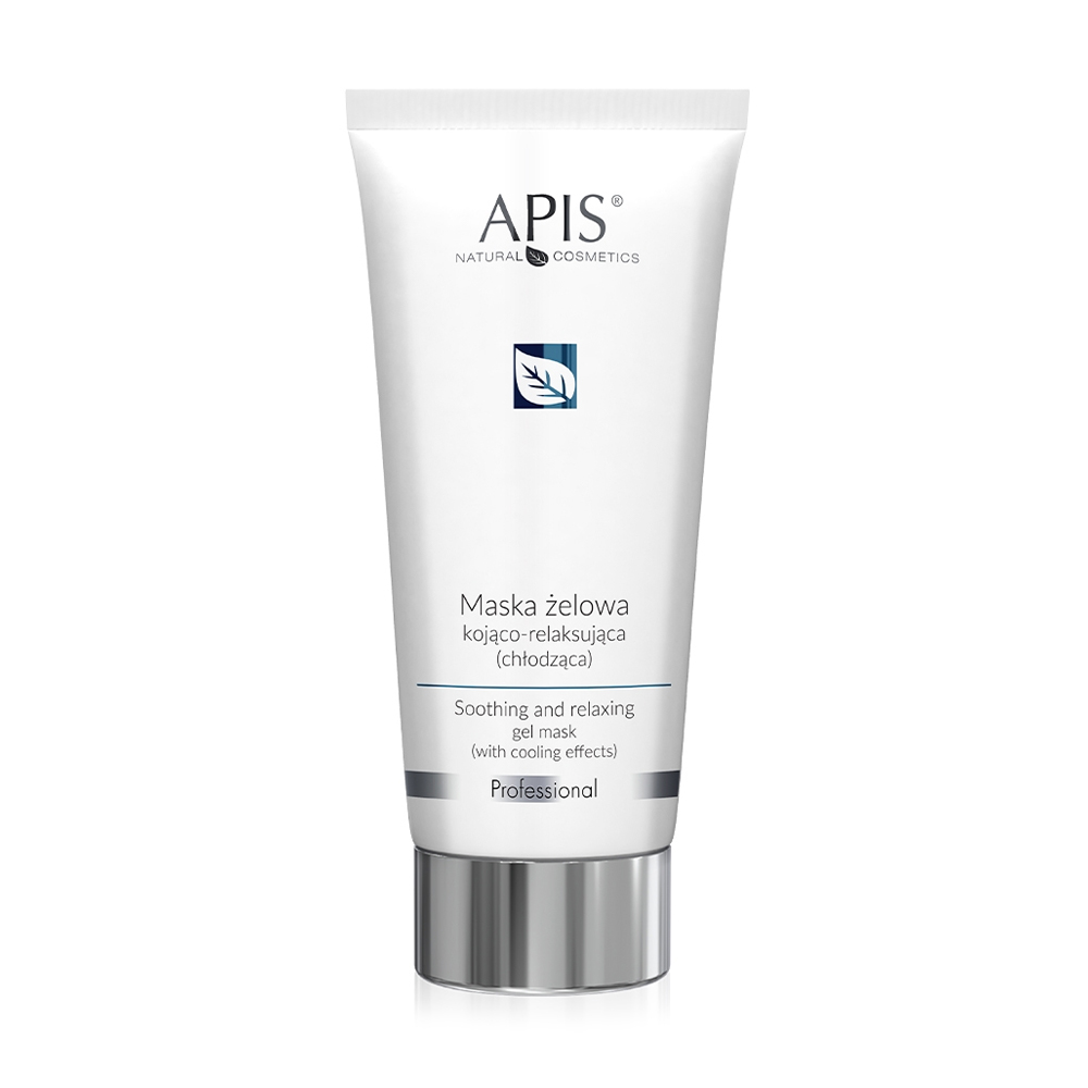 Порм'якшувальна та розслаблювальна гель-маска для обличчя Apis Natural Cosmetics Soothing And Relaxing Gel Mask з охолоджувальним ефектом, 200 мл